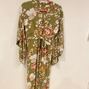 ByTiMo Floral Jumpsuit Size Small EUC
